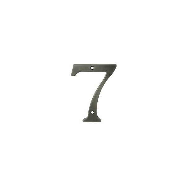 4 Numbers, Solid Brass, 10PK